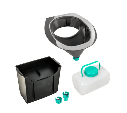 TROBOLO DIY composting toilet set 6.5 litres grey