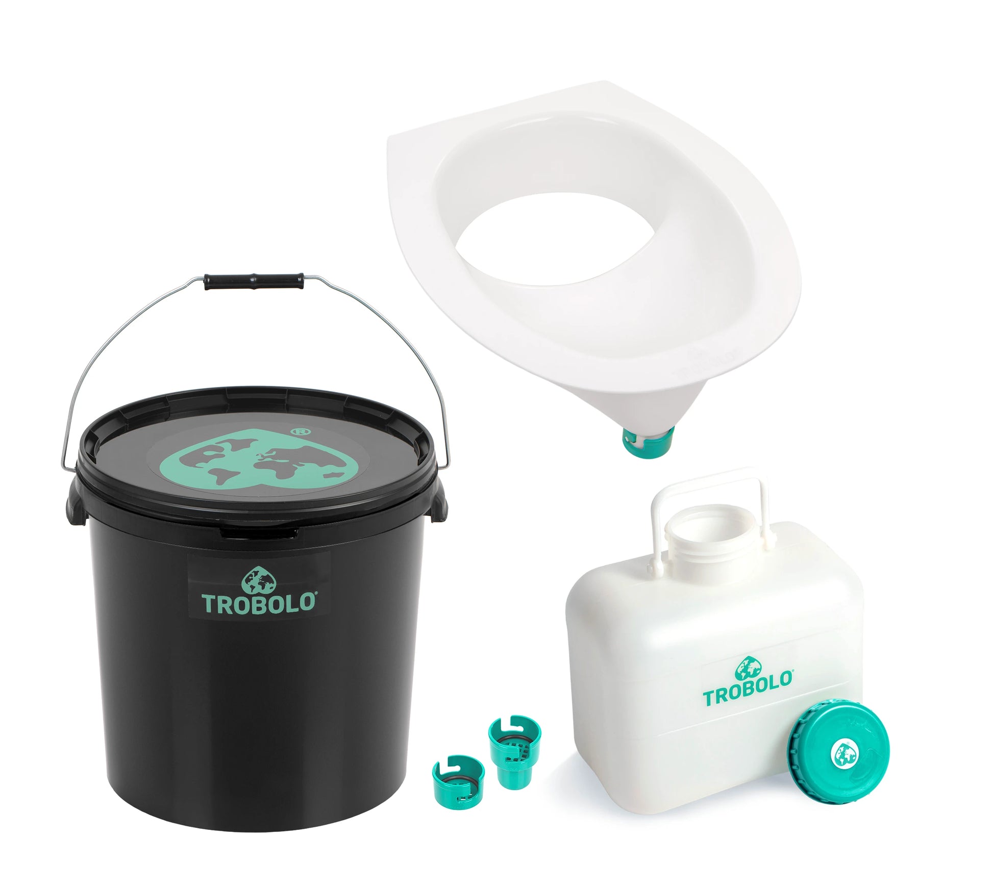 TROBOLO DIY composting toilet set 22 litres white