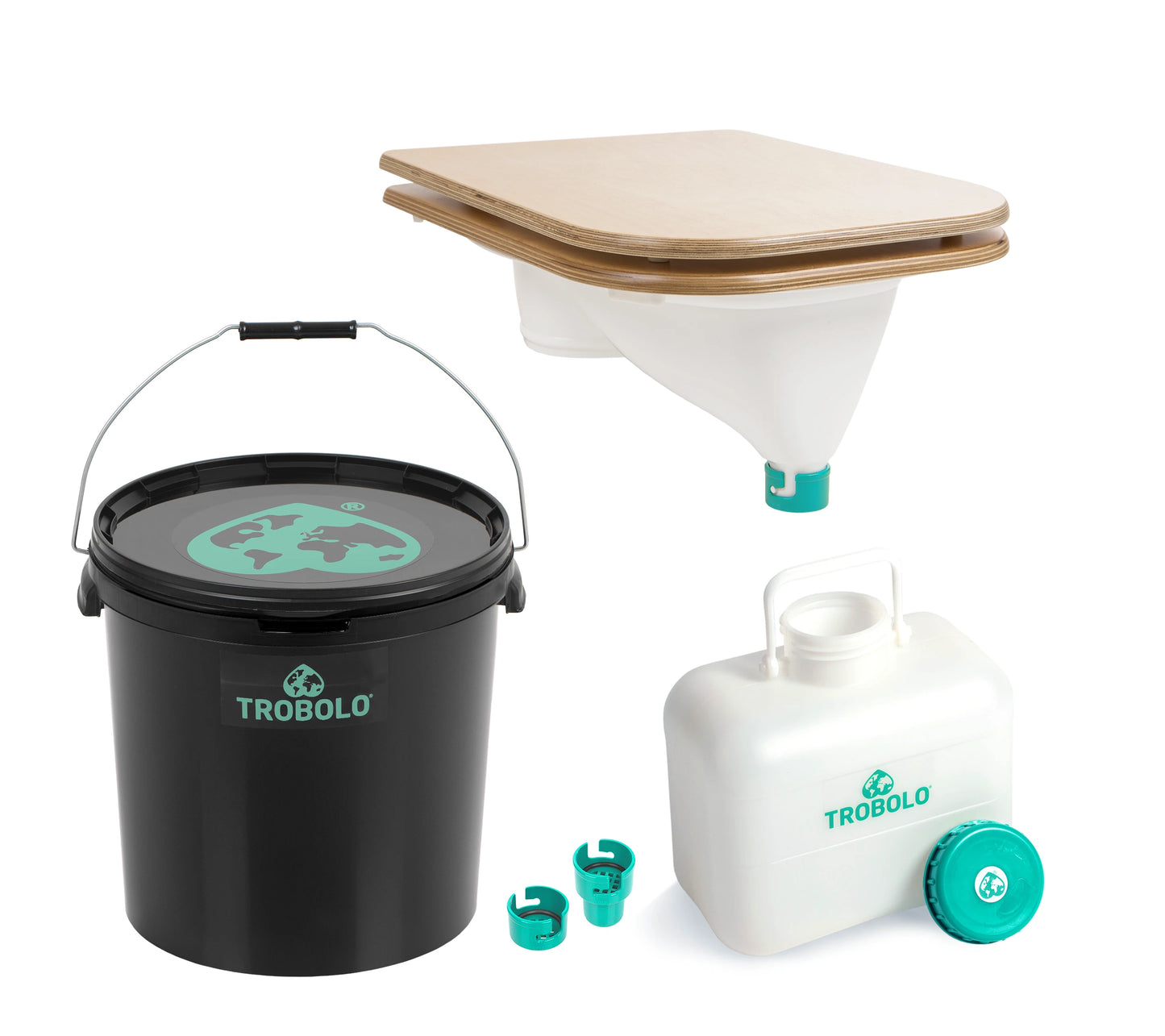 TROBOLO DIY wooden white seat large containers