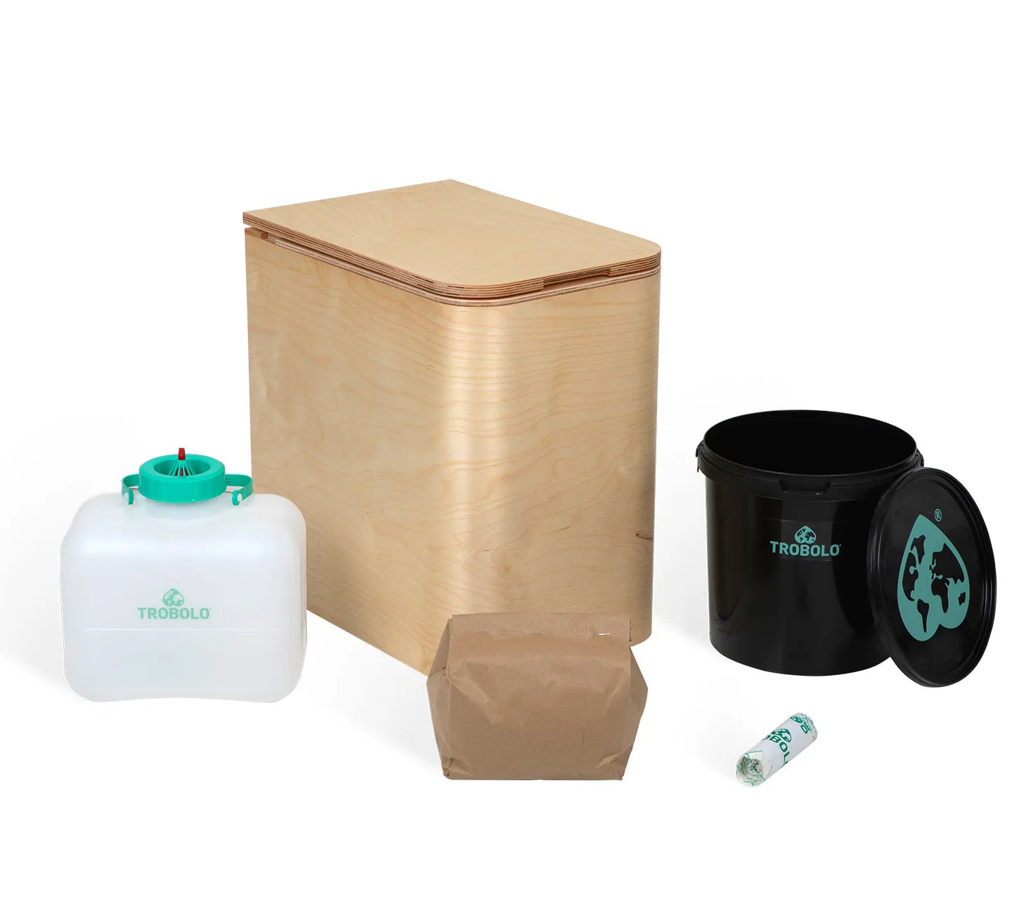 TROBOLO Silvabloem natural composting toilet scope of delivery