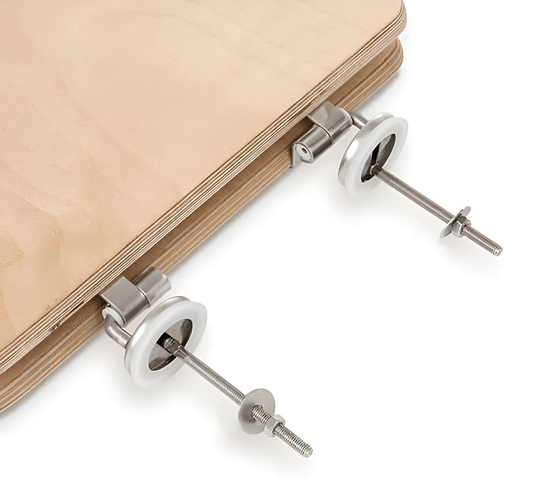 TROBOLO Wooden toilet seat with lid, mount