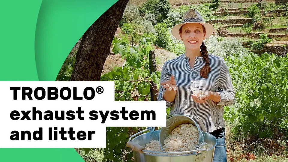 TROBOLO uitlaatsysteem en strooisel