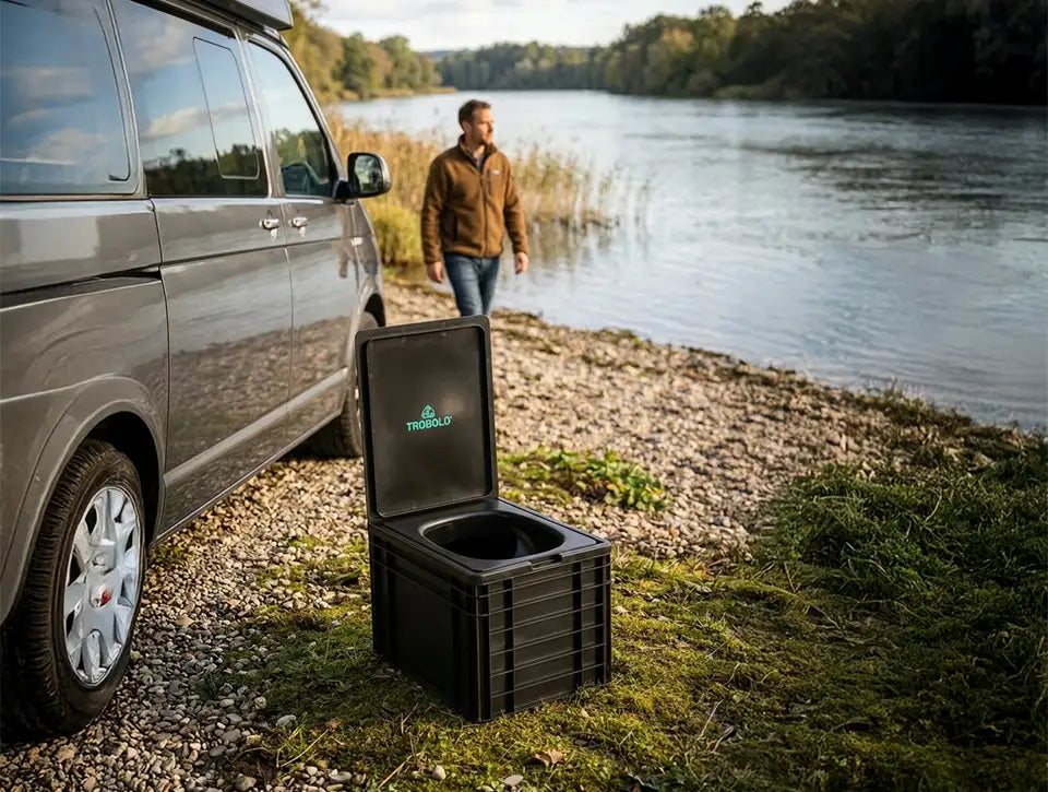 BilaBox light weight camper toilet