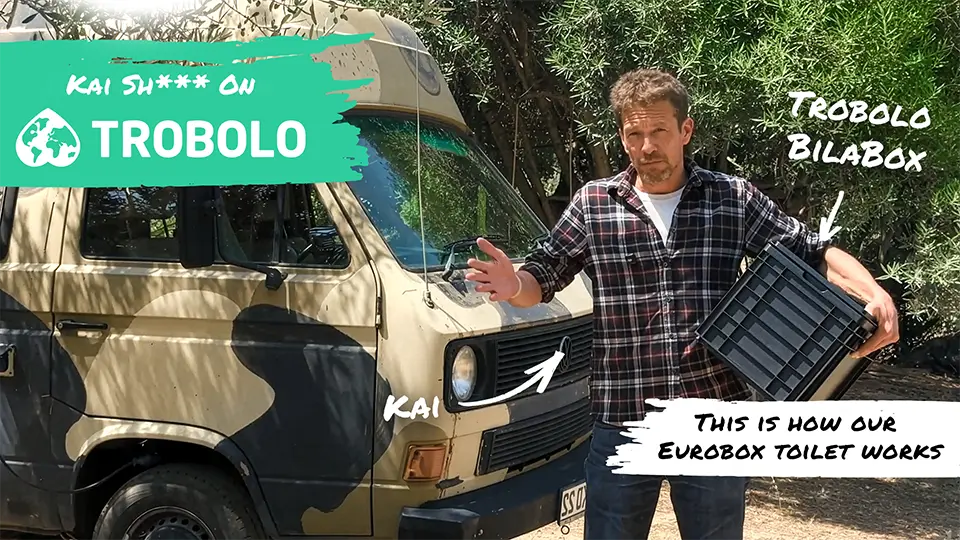 BilaBox composting toilet in action Video