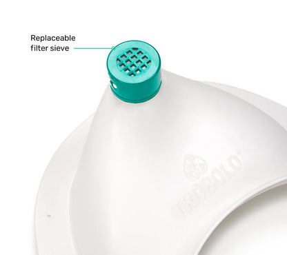 TROBOLO composting toilet insert white - Filter sieve