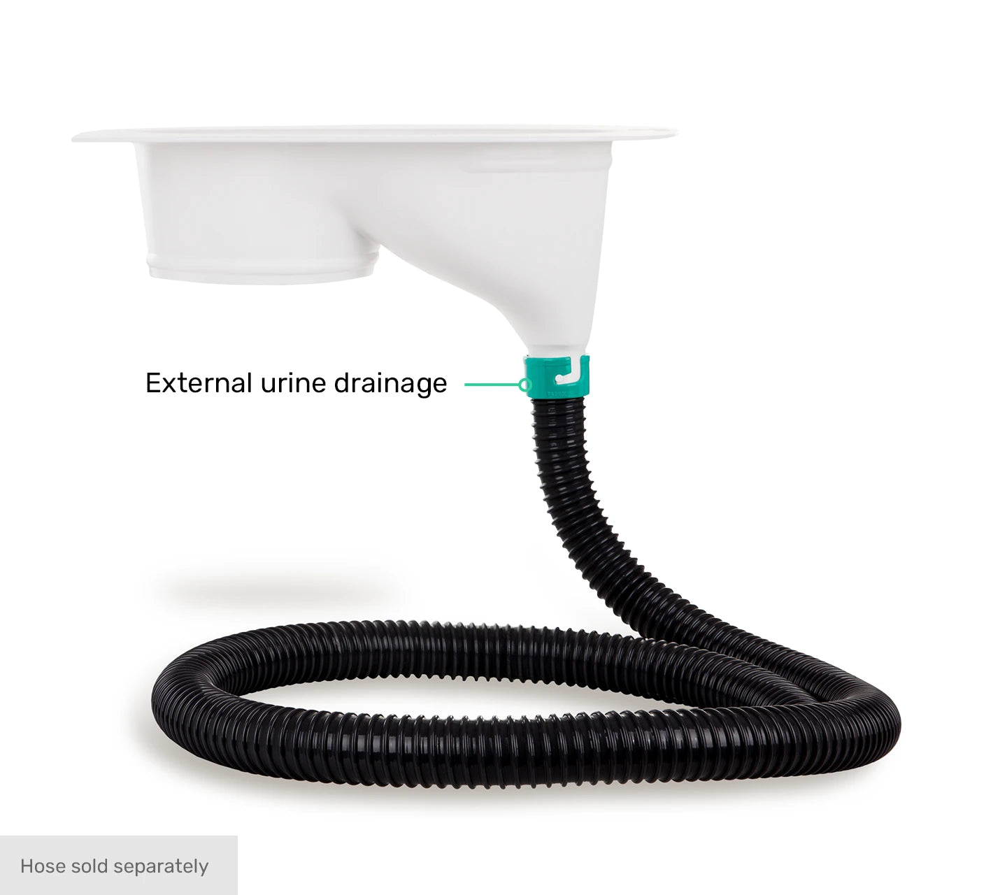 TROBOLO composting toilet insert white with hose