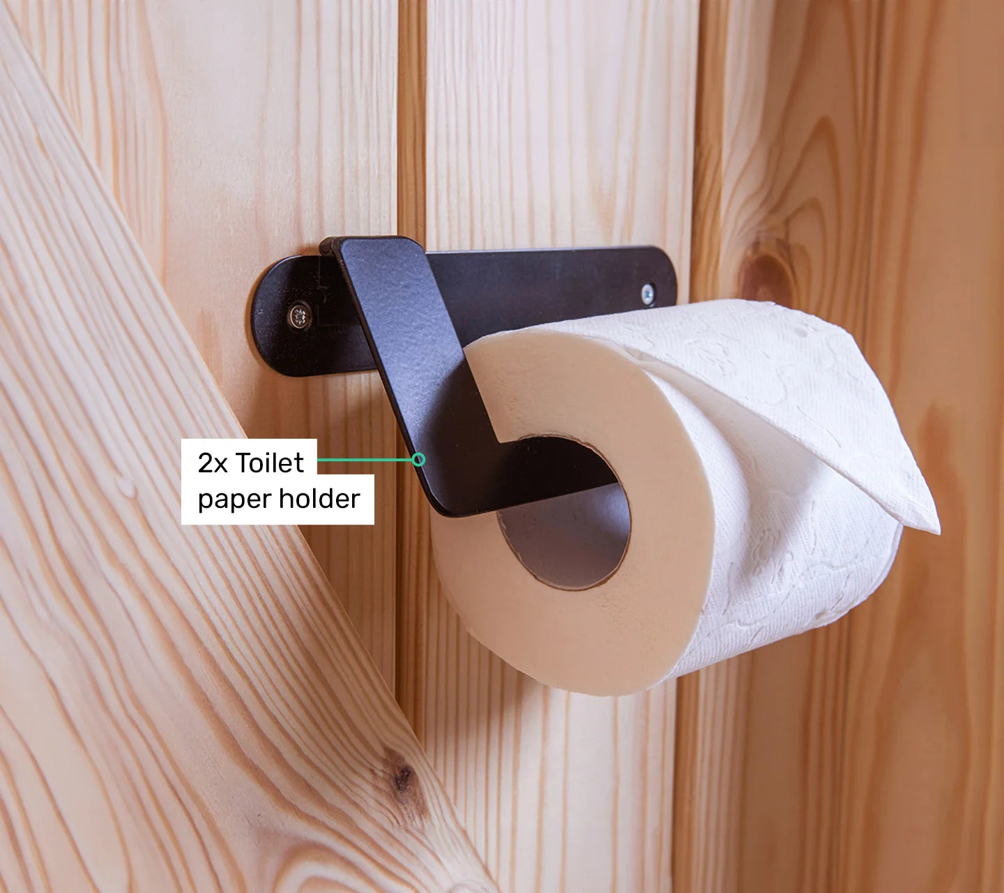 TROBOLO KitaBoem composting toilet - Toilet paper holder