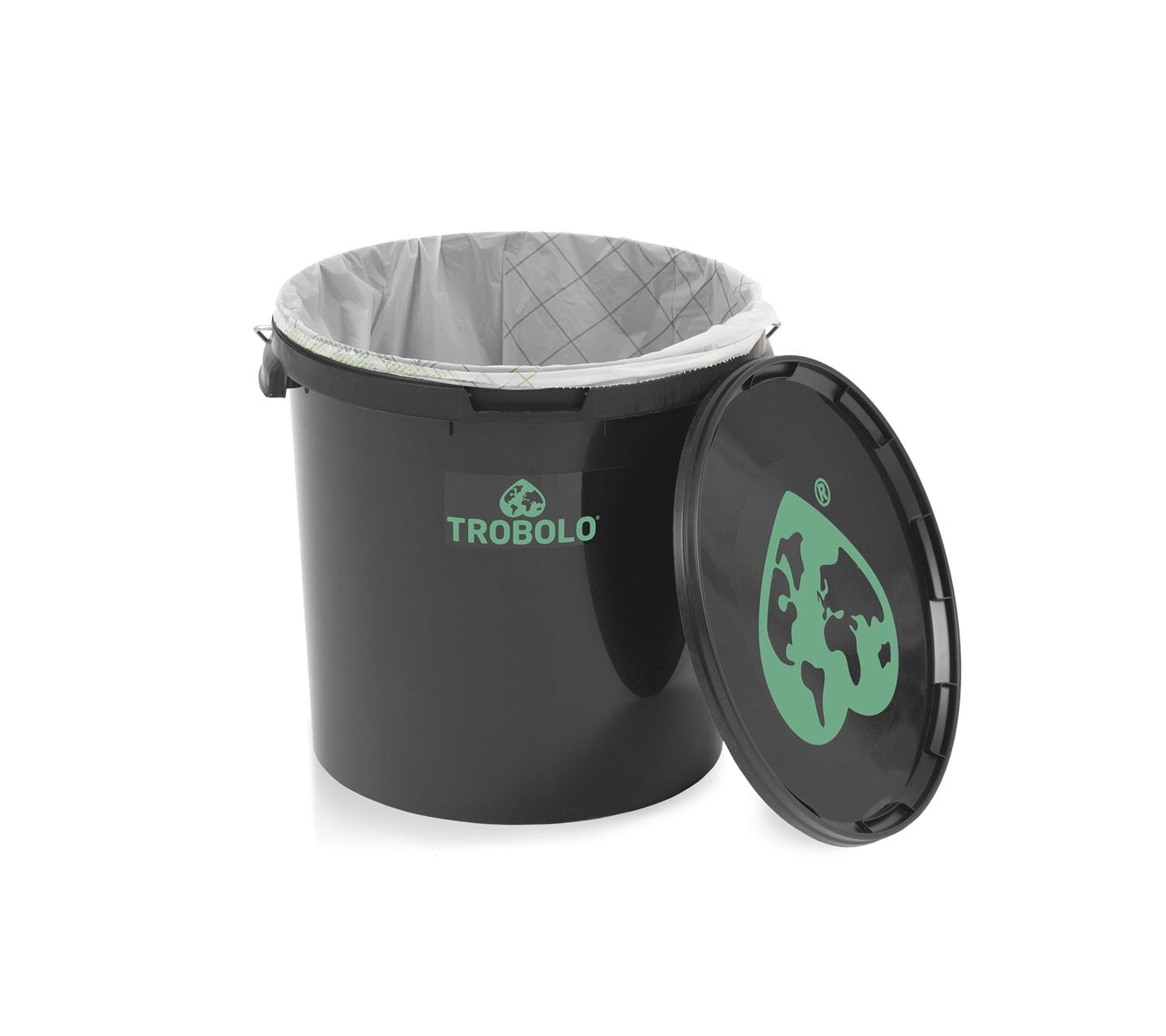 TROBOLO Solids container 22 litres with inlay