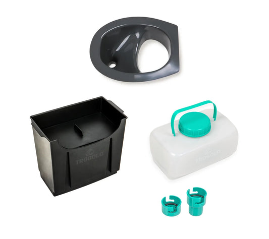 Grey / 6.5l Solids container