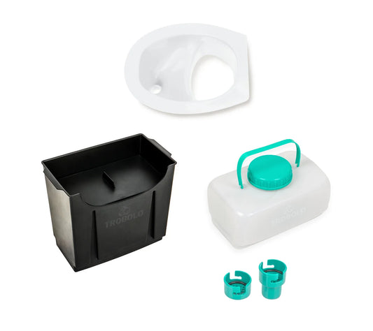 White / 6.5l Solids container