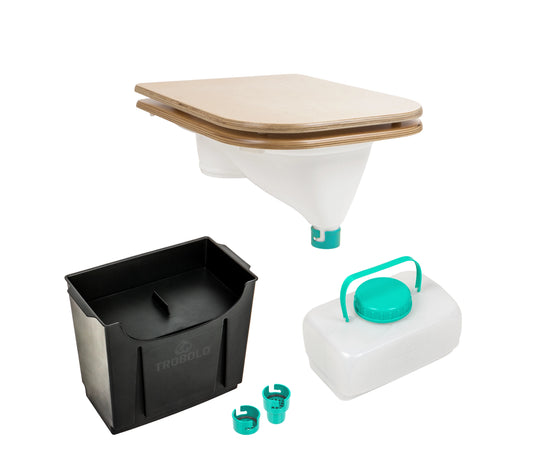 Weiß / 6,5l Feststoffbehälter