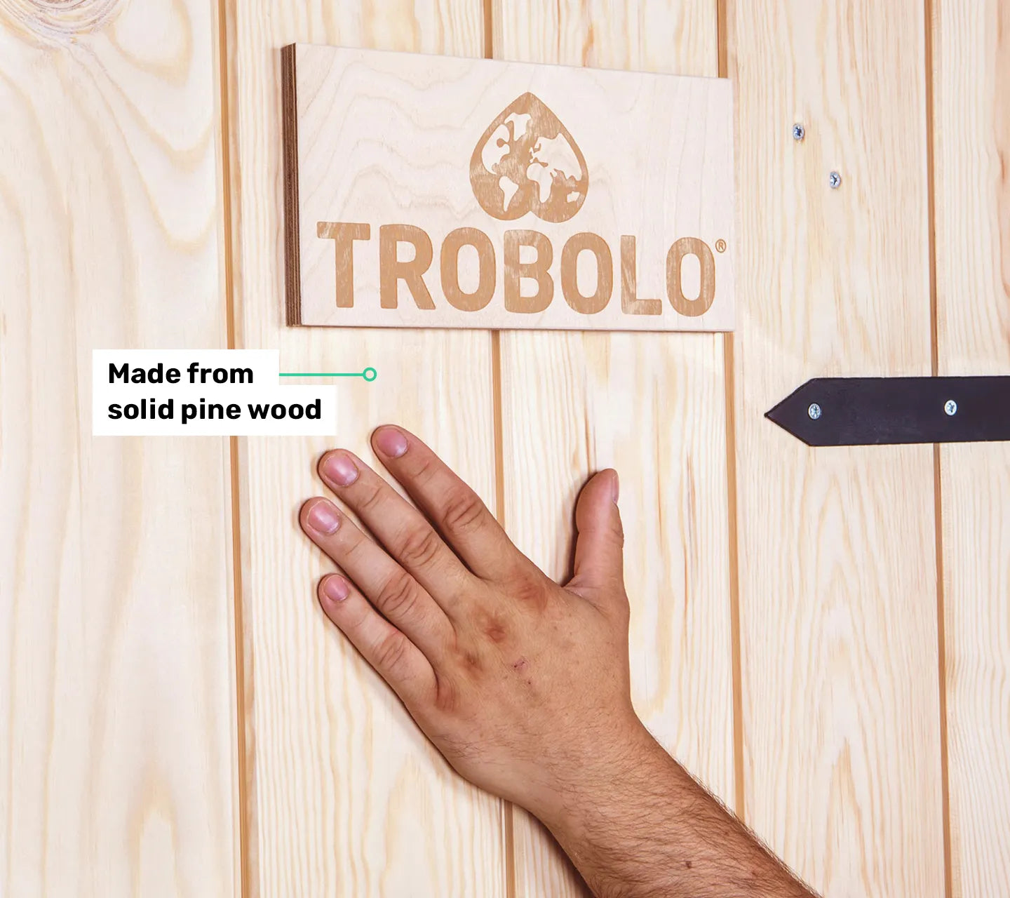 TROBOLO KersaBoem composting toilet pine wood