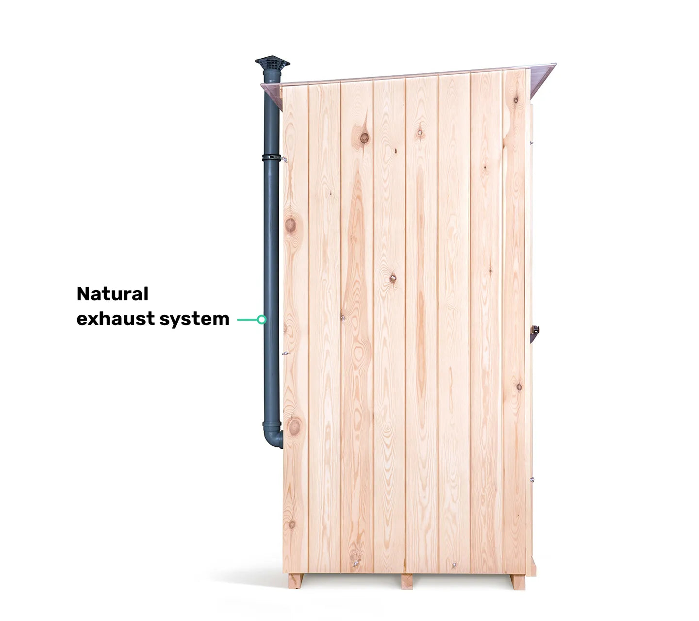 TROBOLO KersaBoem composting toilet natural exhaust system