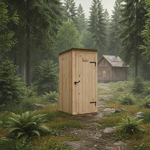 TROBOLO Kersaboem Komposttoilette im Schnee