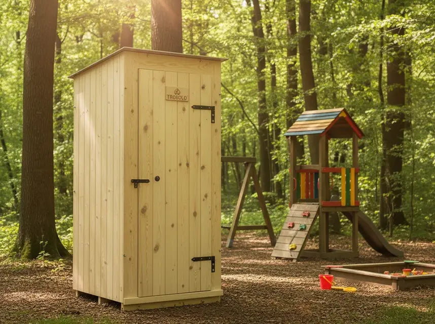 TROBOLO toilette écologique dans une petite salle de bains