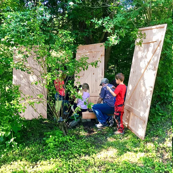 TROBOLO KitaBoem toilette sèche  cabine montage jardin enfants