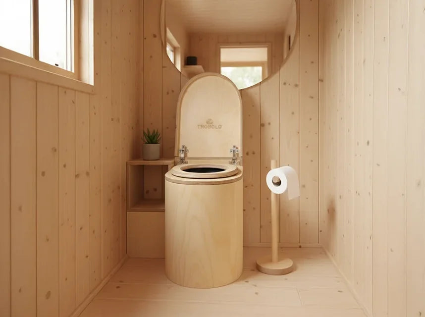 TROBOLO toilette écologique LunaBloem dans la salle de bains