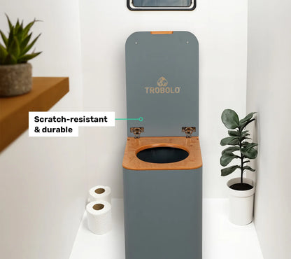 TROBOLO Silvabloem grey composting toilet robust