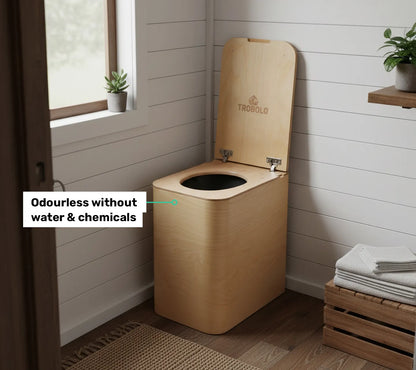 TROBOLO Silvabloem natural composting toilet odourless without water and chemicals