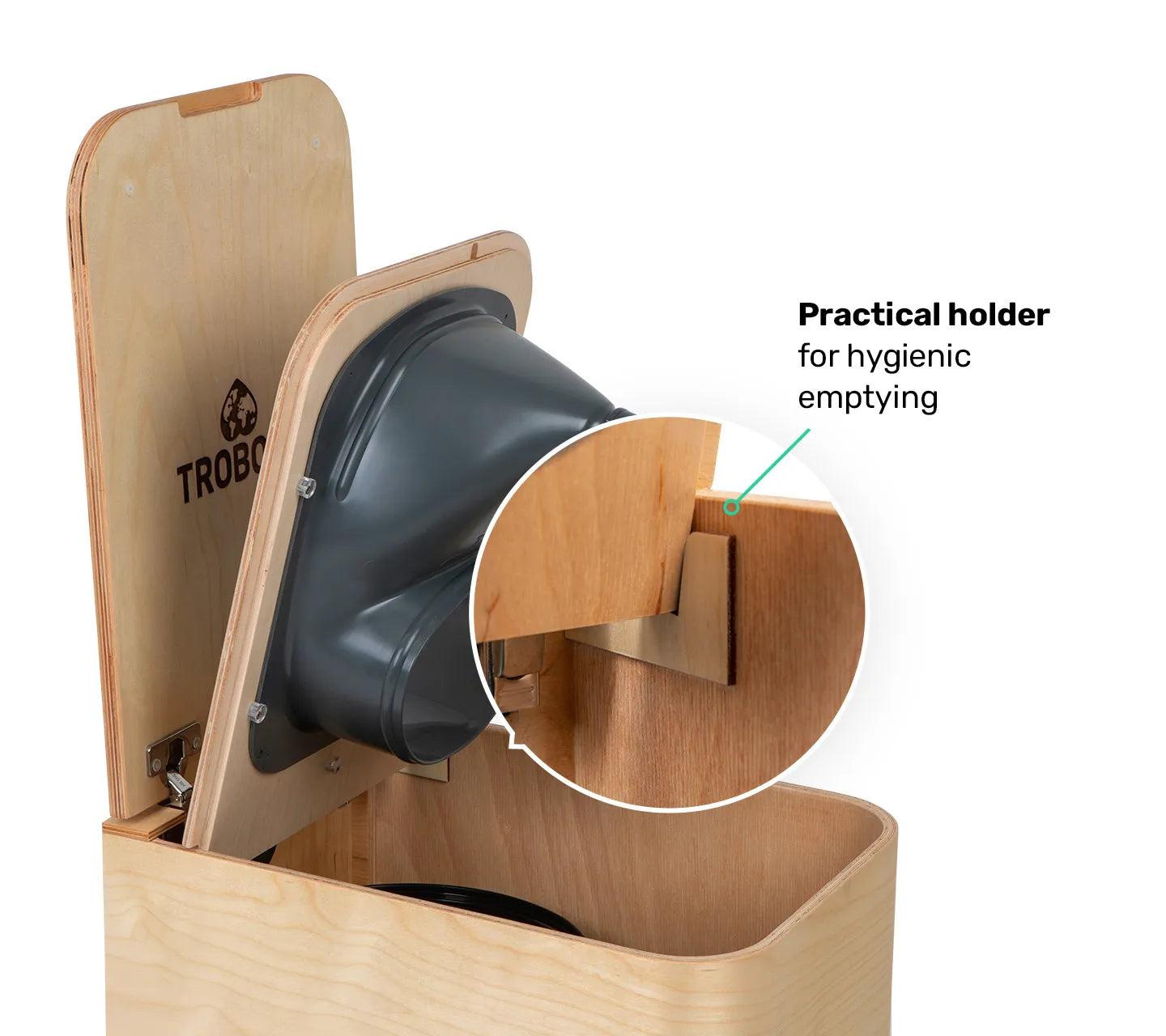TROBOLO Silvabloem natural composting toilet milling