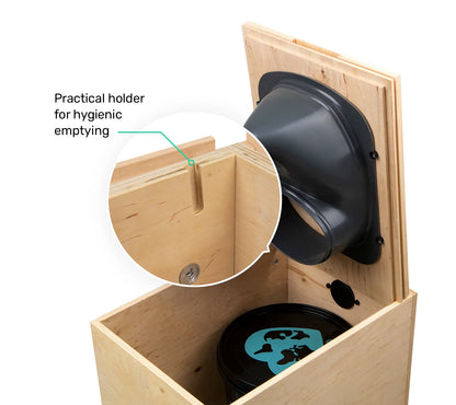 TROBOLO TeraBloem Lite composting toilet holder