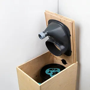 TROBOLO TeraBloem Lite composting toilet inside