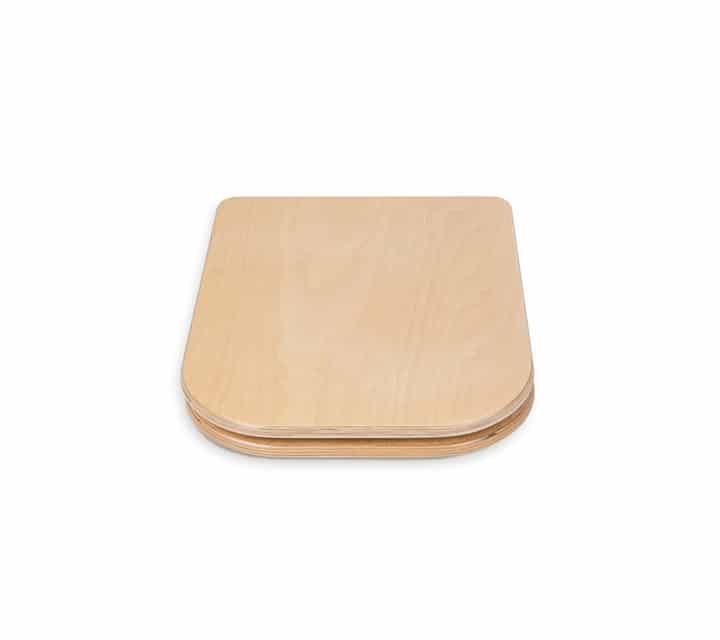 TROBOLO Wooden toilet seat with lid, close