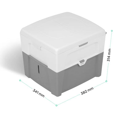 TROBOLO WandaGO dimensions of the camping toilet