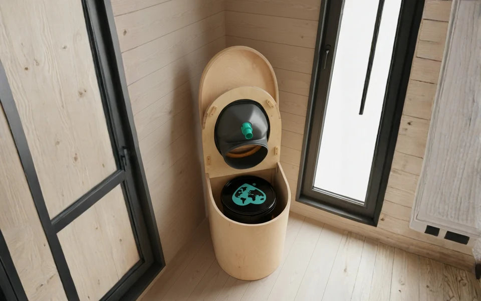 TROBOLO toilette écologique KitaBoem sur une aire de jeux