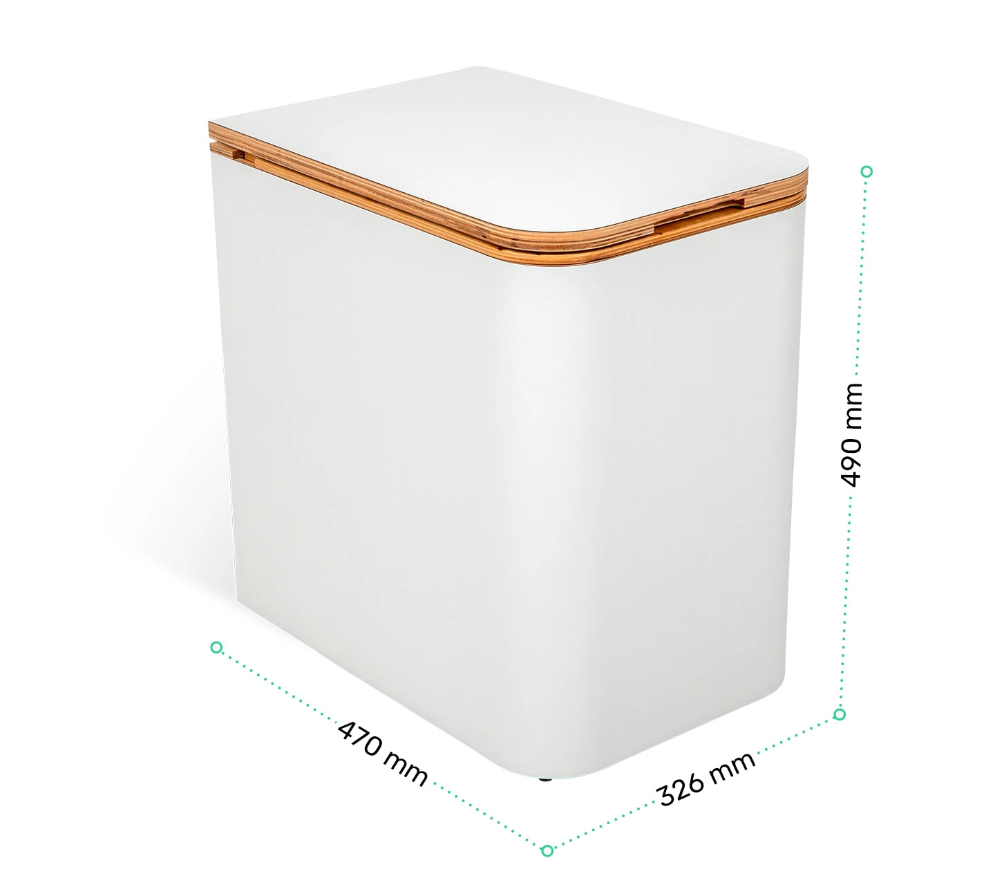 TROBOLO Silvabloem white composting toilet dimensions