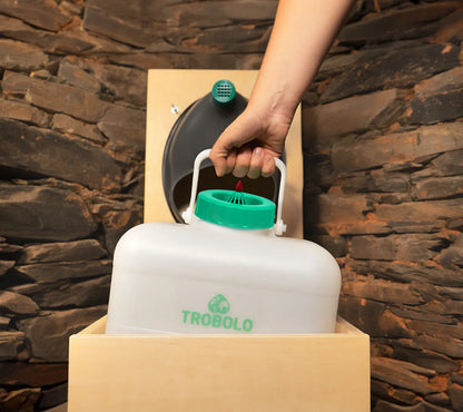 TROBOLO TeraBloem Plus composting toilet emptying