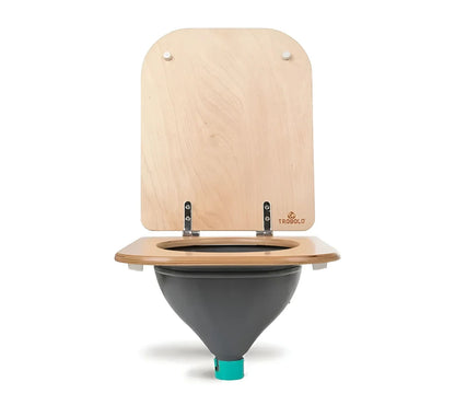 TROBOLO DIY wooden grey seat small containers
