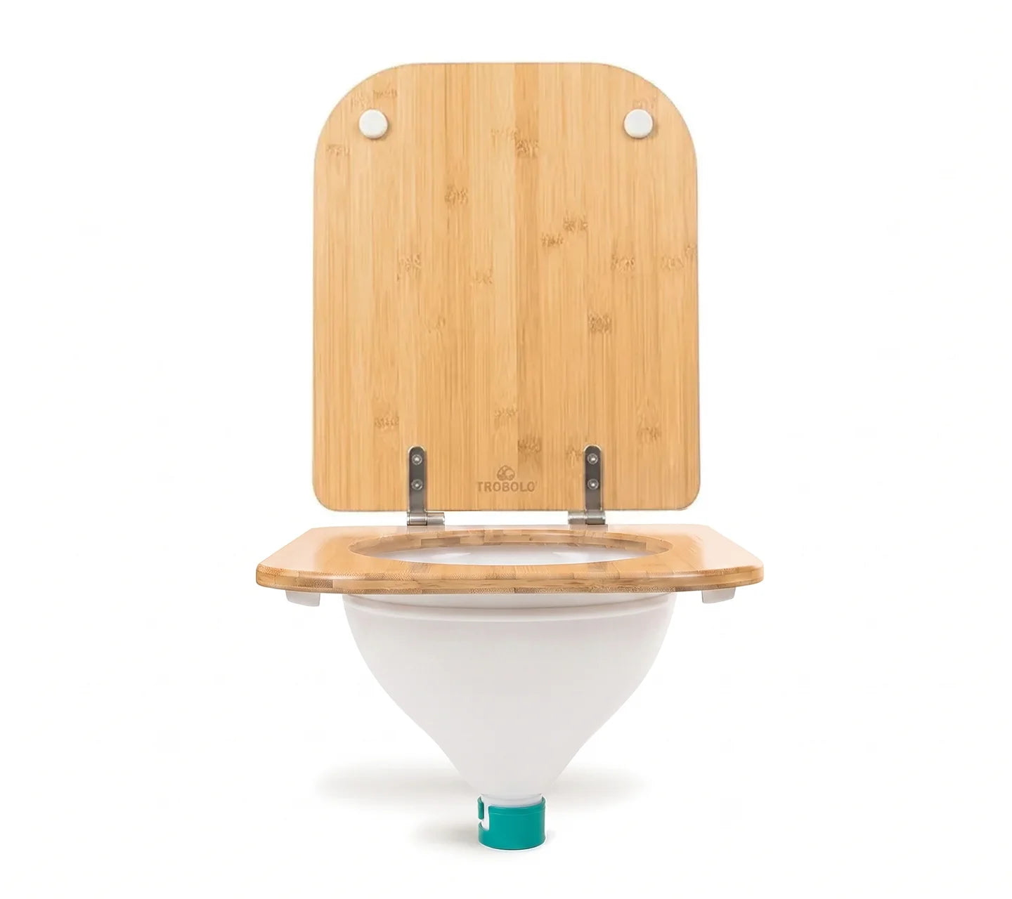 TROBOLO DIY wooden white seat medium containers lid front desat