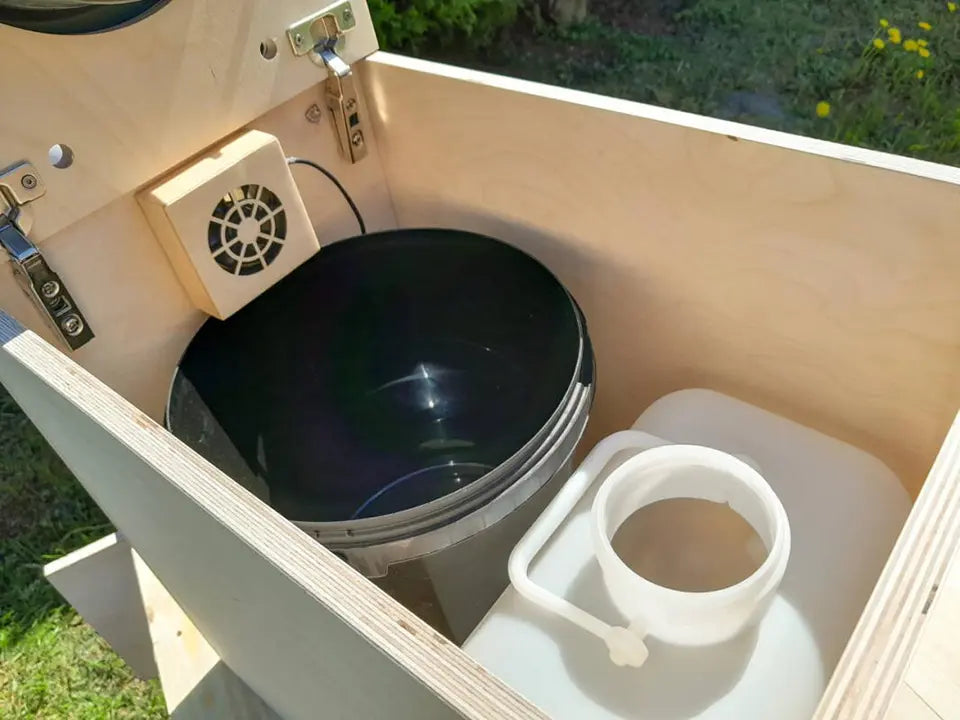 build your own composting toilet step 2