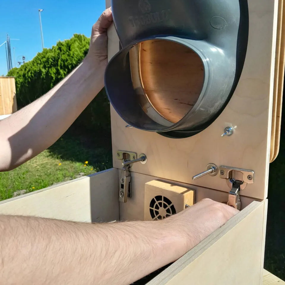 build your own composting toilet step 3