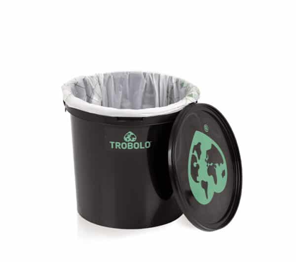 TROBOLO Solids container 11 litres, open and with inlays