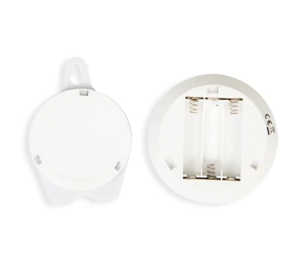 TROBOLO LED light with motion detector, back view with an open flap
