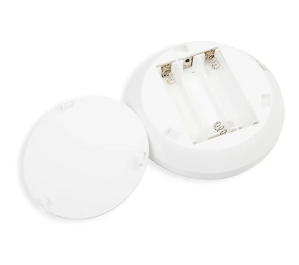 TROBOLO LED light with motion detector, back view with an open flap