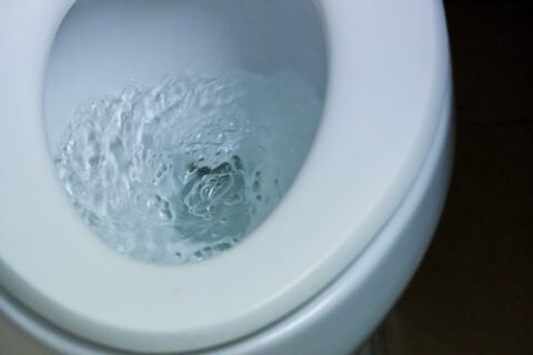 Wasserverschwendung durch Toilettenspülung