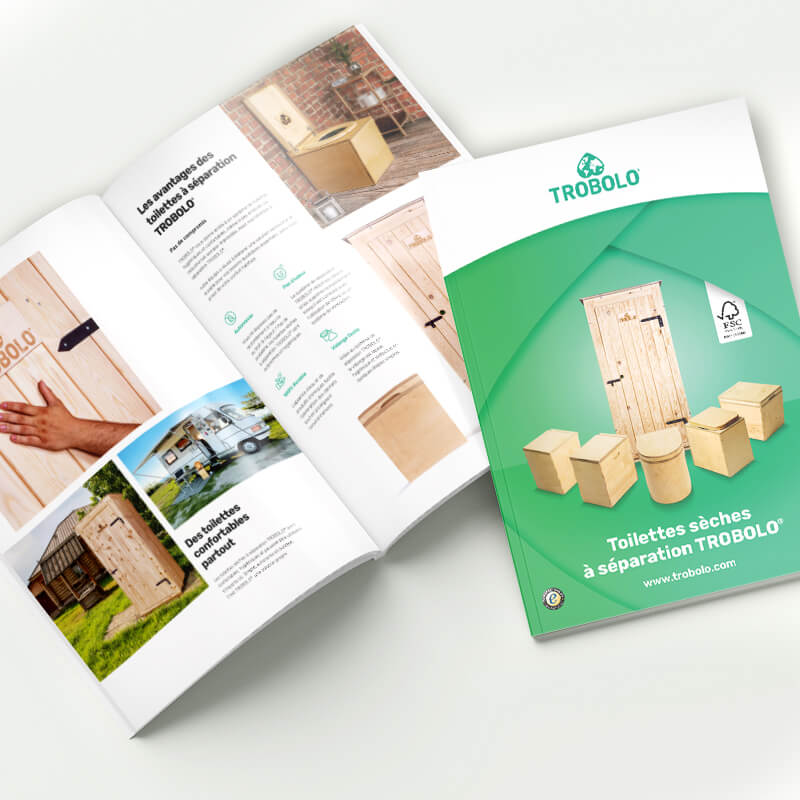Brochure d'information sur les toilettes sèches de TROBOLO
