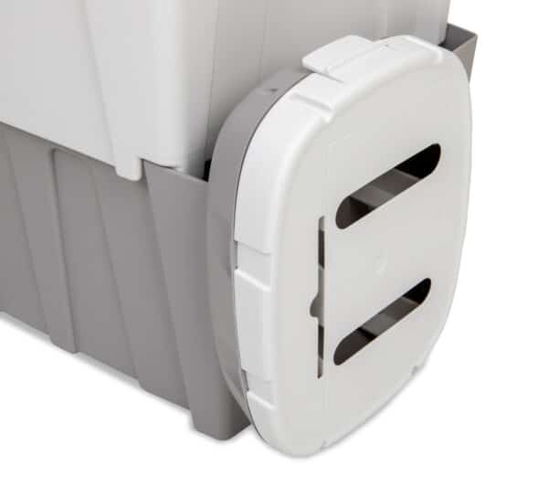 TROBOLO WandaGO Trenntoilette mit Toilettenpapierspender, Vorderansicht