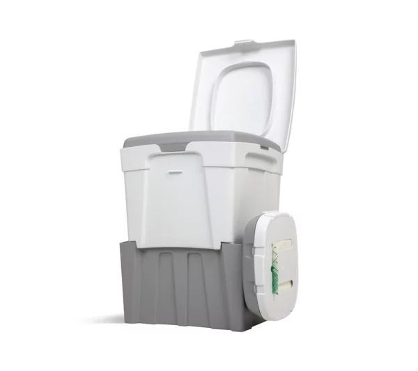TROBOLO WandaGO Trenntoilette mit Toilettenpapierspender, Vorderansicht