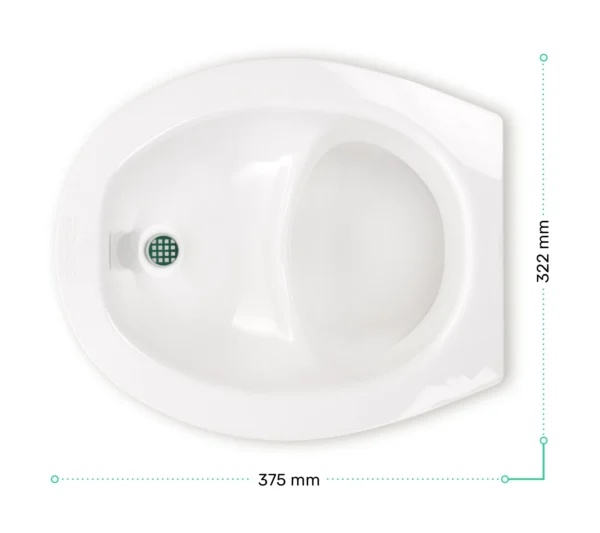 TROBOLO composting toilet insert dimensions