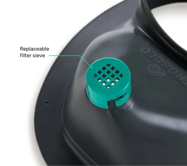 TROBOLO gray composting toilet insert - filter sieve