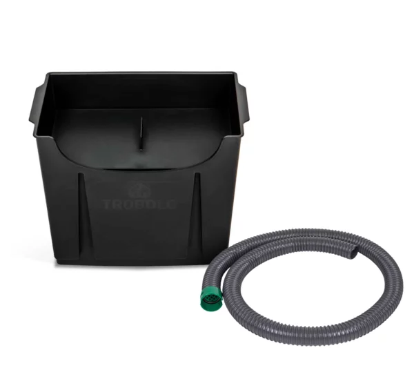 Solids container 6.5l and hose