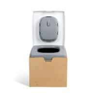 Toilette sèche mobile TROBOLO TeraGO avec distributeur de papier toilette Vue de face