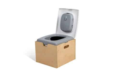 TROBOLO TeraGO – Mobile composting toilet as a prefabricated kit for indoor use.