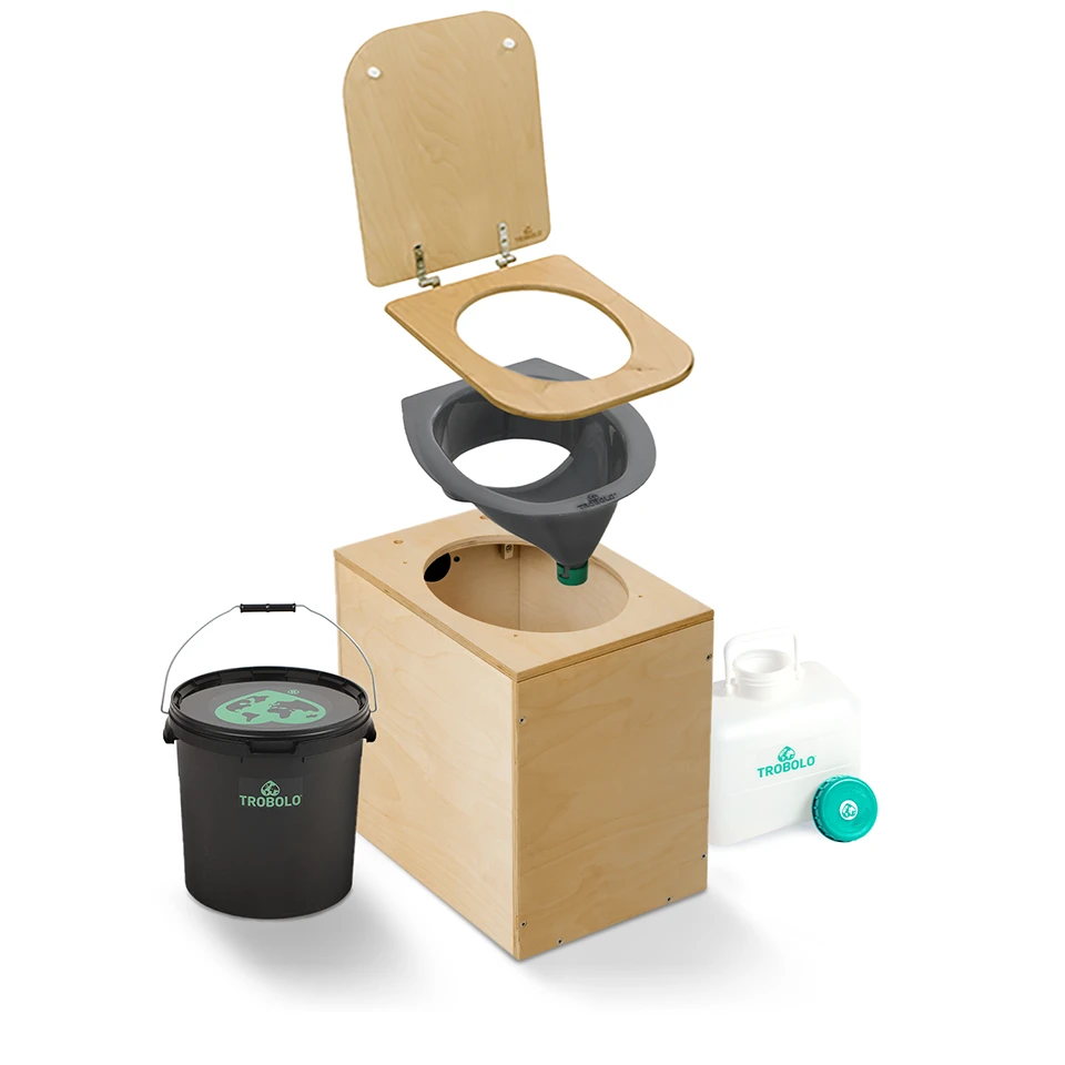 Composting toilet kit from TROBOLO