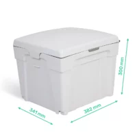 Mobile composting toilet TROBOLO WandaGO Lite dimensions